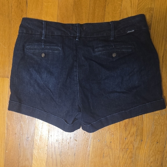 Dear John Women's Dark Denim Blue Jean Shorts - Picture 5 of 6